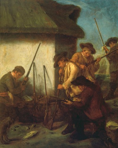 Preparazione dei cannoni da Pietro Longhi